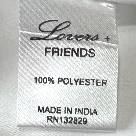 Lovers + Friends The Roma White Beaded Fit & Flare Mini Dress Women’s Small - Picture 12 of 13